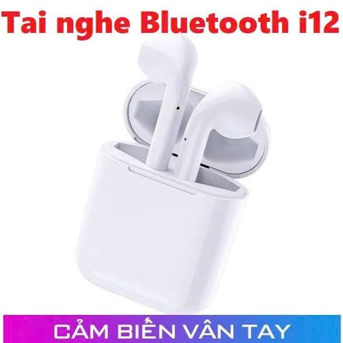 Tai nghe bluetooth i12 , TWS Cảm ứng chạm tay không dây